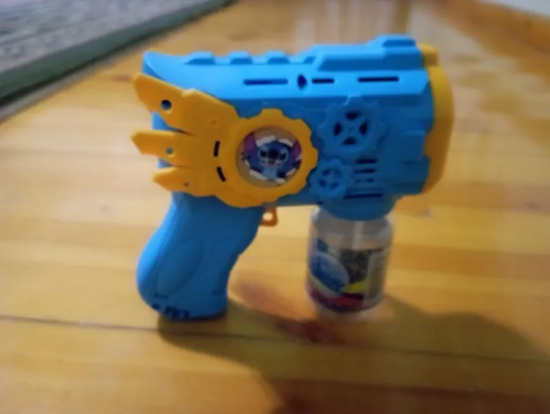 Bubble gun детский игровой пистолет для детей пистолет для пузерей — фото 1