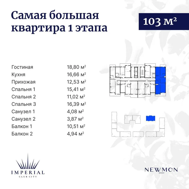 IMPERIAL Club City ЖКда 4 хонали квартира сотилади 5