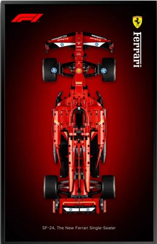 Lego f1 Ferrari с рамкой 2 Lego f1 Ferrari с рамкой 2