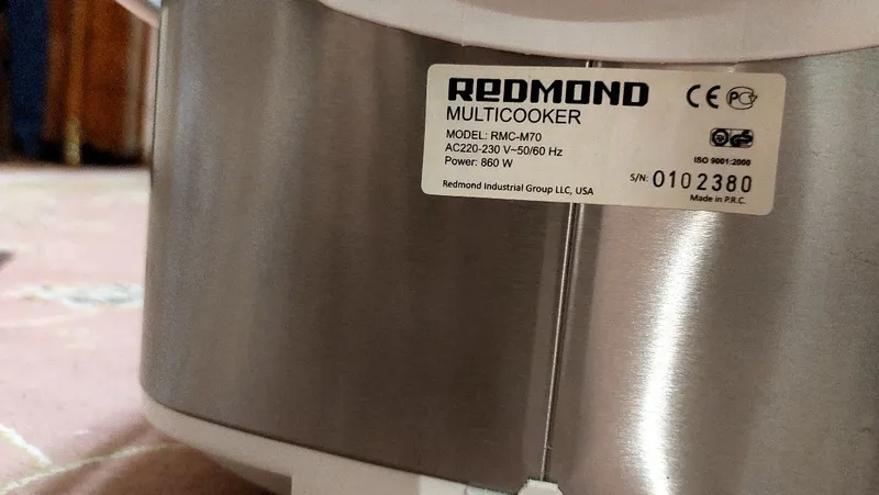 Мультиварка Redmond RIKANTO 800W. Отличное состояние. Новый. Ташкент — фото 5