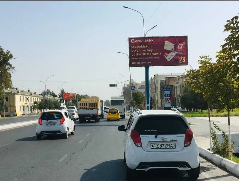 Toshkentda bilbordlarda reklama Реклама на билбордах в Ташкенте — фото 4