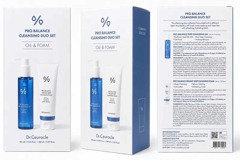 Dr.Ceuracle Pro Balance Cleansing Duo Set (korea) — фото 1