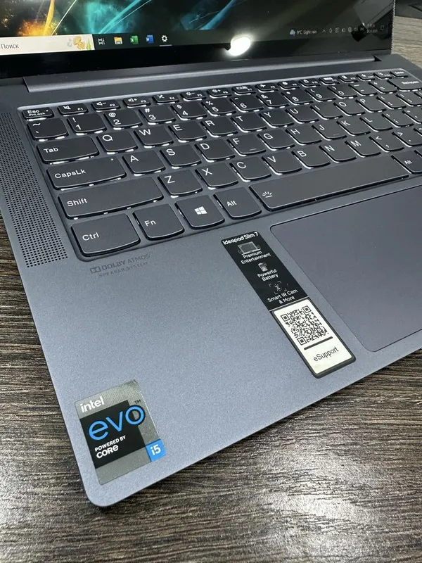мощный 8-ядерный i5 ноутбук Lenovo IdeaPad Slim 7, для офисных програм — фото 4