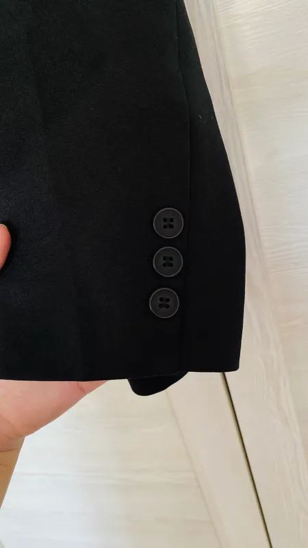 Kimono uslubidagi qora ayollar kostyumi 6