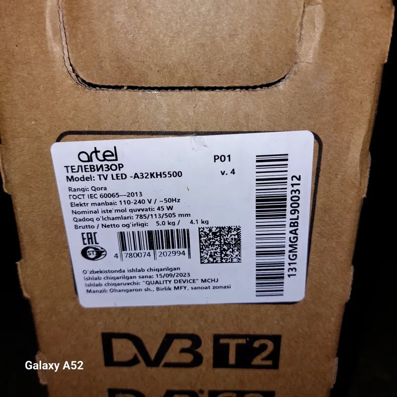 ARTEL 32 andiroid televizor sotiladi 2 ARTEL 32 andiroid televizor sotiladi 2