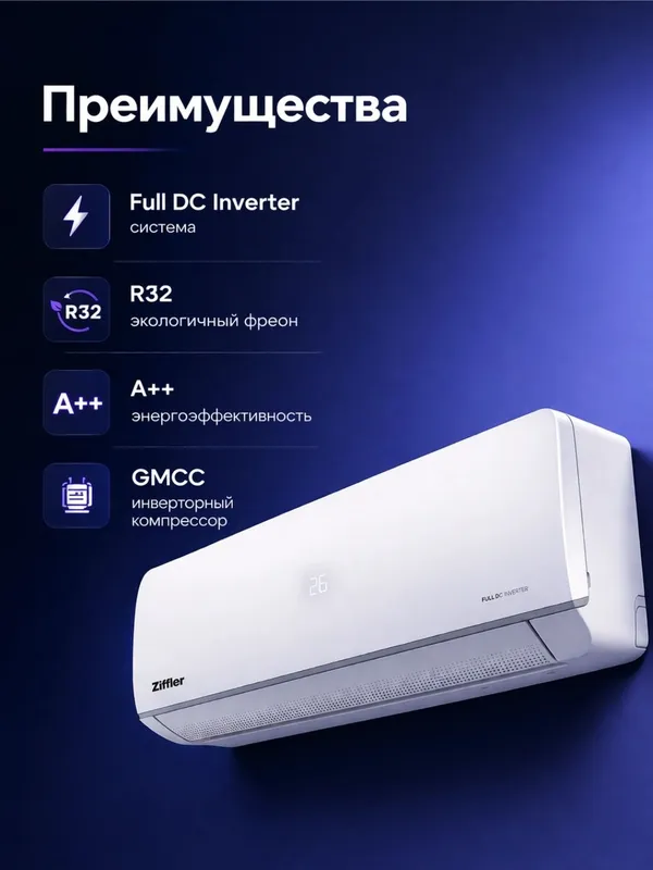 Кондиционеры Ziffler (12 / 18 / 24)Кондиционеры