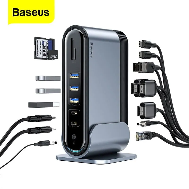 Baseus docking hub 17 in 1 (docking station) 1 Baseus docking hub 17 in 1 (docking station) 1