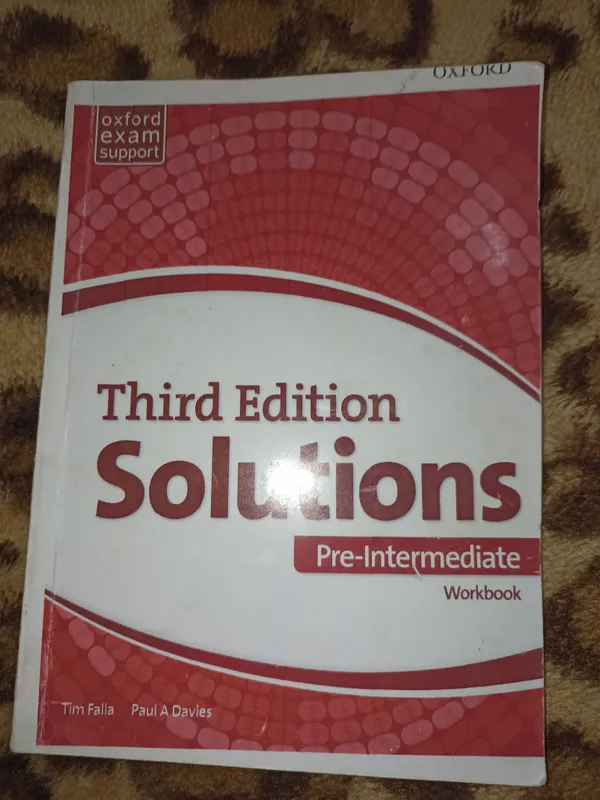 Solution Pre Intermediate workbook
