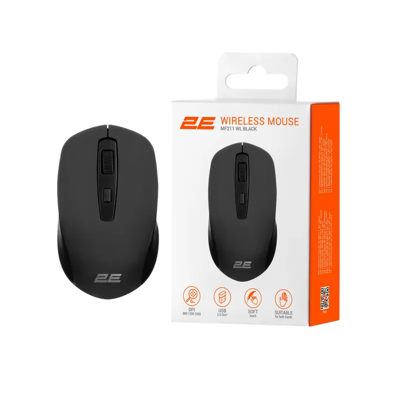 } Мышь 2E MF211 WL Black 1 } Мышь 2E MF211 WL Black 1