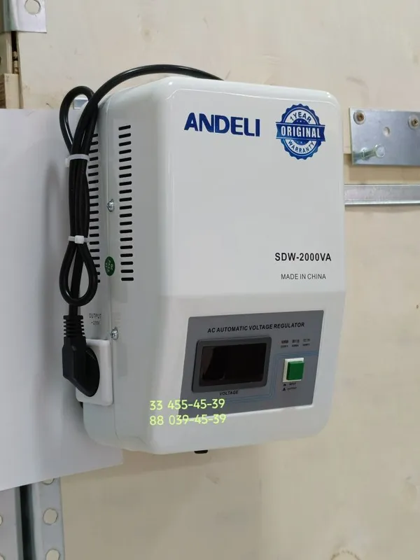 Стабилизатор 2-kva ANDELI Latorli Stabilizator Eng Arzon Optom Narxda — фото 2