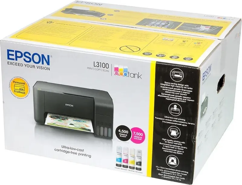 Epson l3100 mfy (ko‘p funksiyali printer) — фото 4