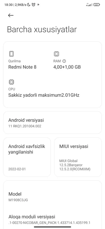 Redmi note 8 — фото 1