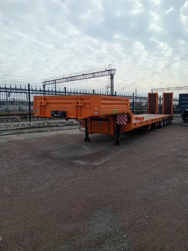 Низкопольный полуприцеп тяжеловоз (трал) грузоподъемностью 53 т — фото 2