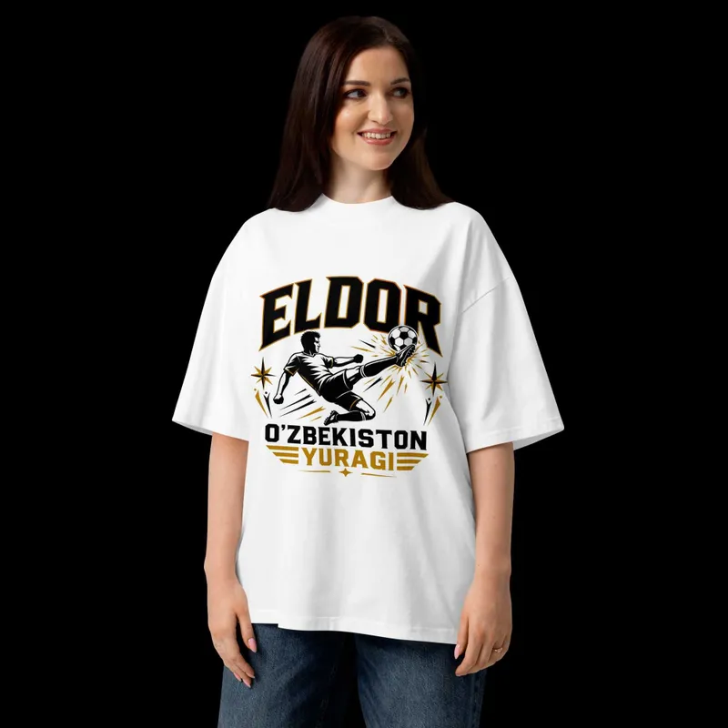 ELDOR O'ZBEKISTON YURAGI — Premium Oversized Futbolka — фото 6