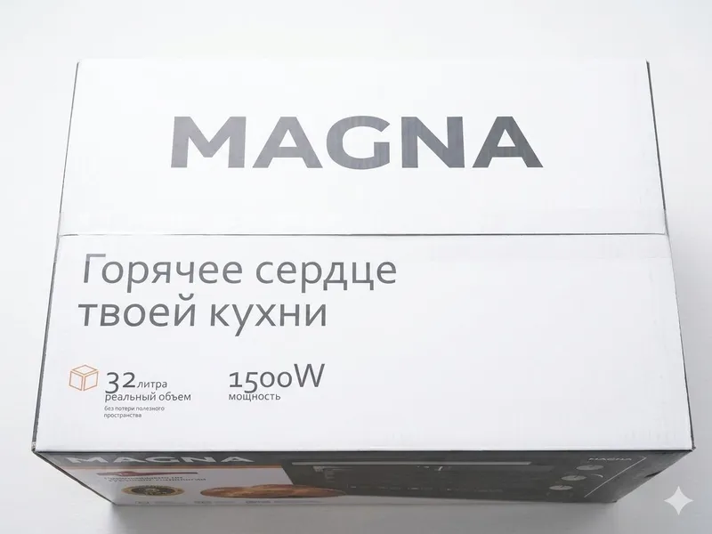 Новая мини-печь (духовка) MAGNA 32л / 1500W. Турция — фото 1