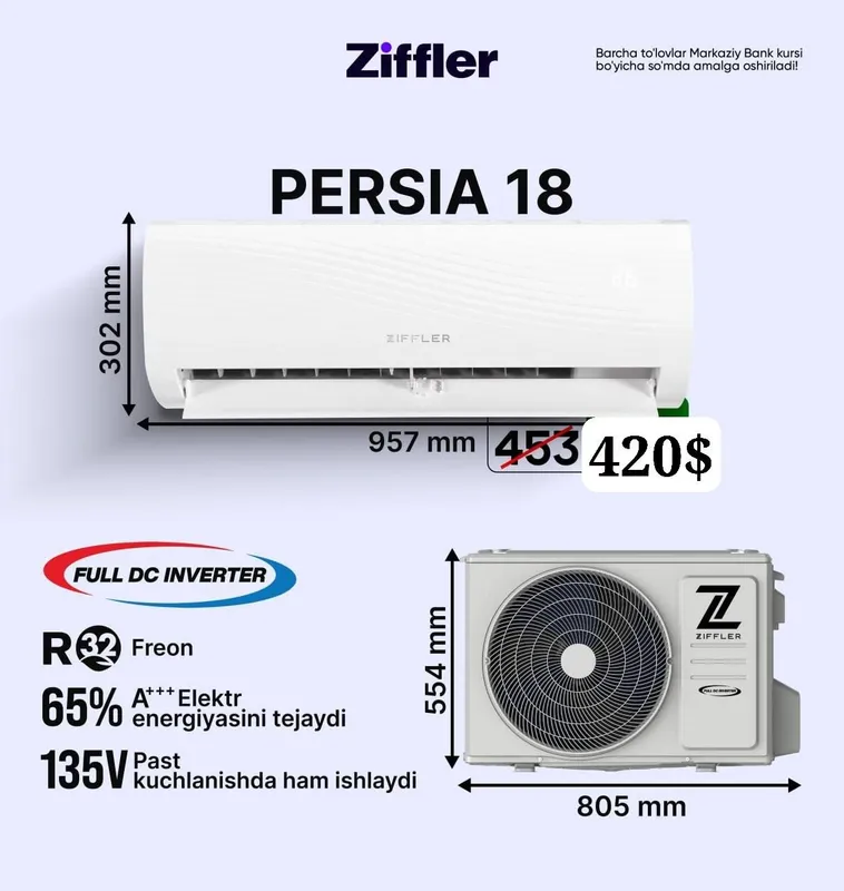 Кондиционер Ziffler Air-Conditioner — фото 1
