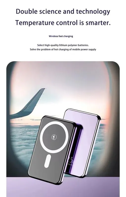 Powerbank беспроводной MagSafe для iPhone для Самсунга новый Yangi — фото 2