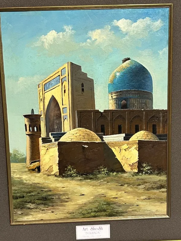 Картина, Бухара в раме и подарочной коробке. 2009 год — фото 1