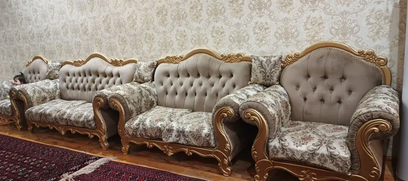 Кресло дивпн комплект 4 талик, сотилади холати яп янги , срочно!!! — фото 5