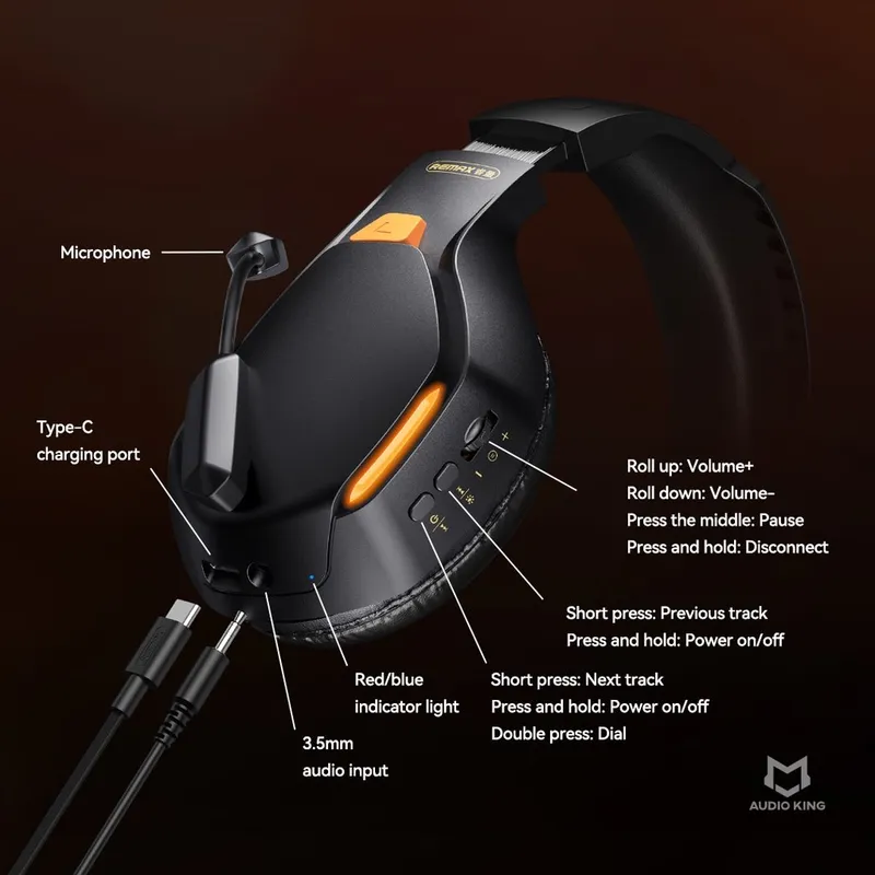 Remax Original Gaming Headphone  RB-680HB 3