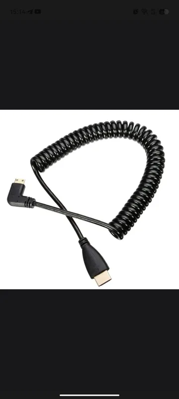 HDMI shnurlar Canon 6d,6d mar2 80. 90 Canon aparatlar uchun