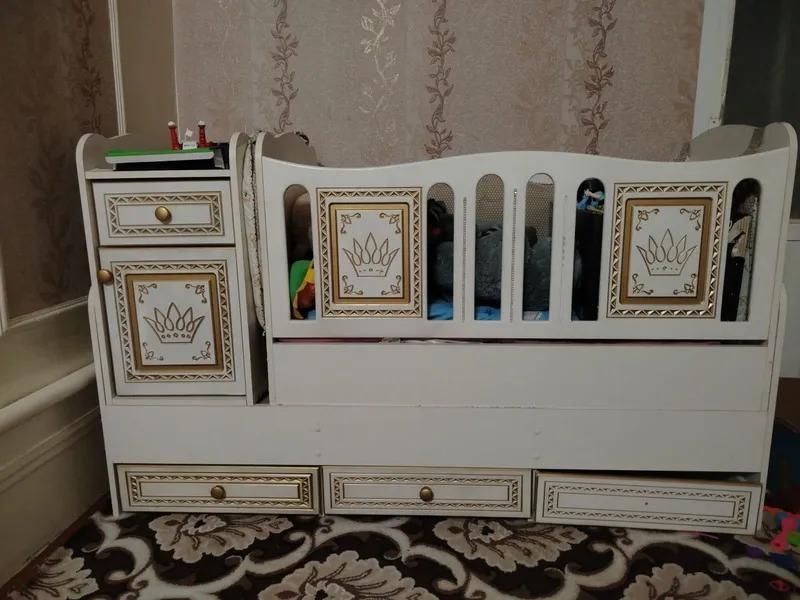 Детский шкафчик и кровать 1