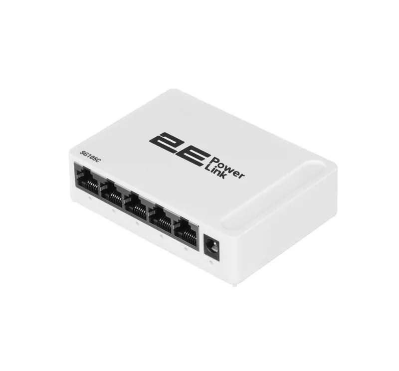 } Aksiya 2E PowerLink SG105C 5xGE kommutatori, gigabitli, boshqarilmaydigan 2