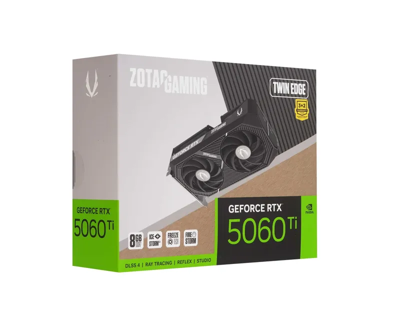 - Видеокарта Zotac GAMING GeForce RTX 5060 Ti Twin Edge 8GB 4 - Видеокарта Zotac GAMING GeForce RTX 5060 Ti Twin Edge 8GB 4