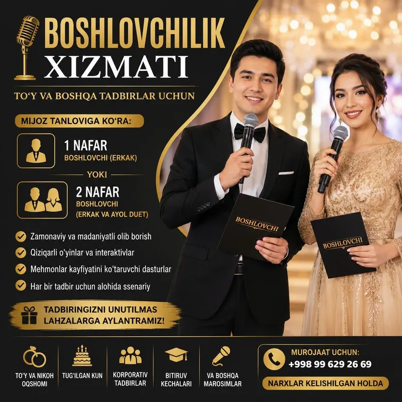 Boshlovchi xizmati