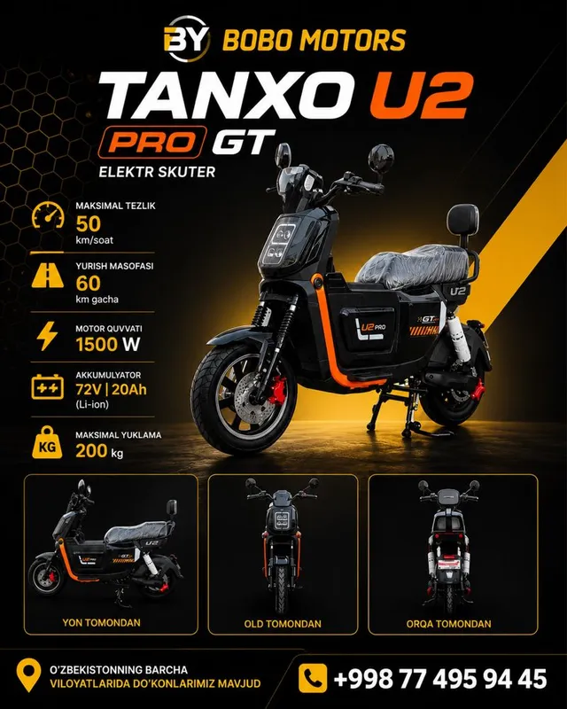 Bobo Motors TANXO U2 PRO GT 1 Bobo Motors TANXO U2 PRO GT 1