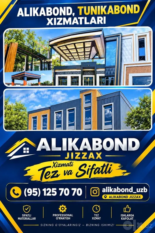 Alikabond Alibond Alkafon xizmatlari 12 yillik stajga ega ustalar 1 Alikabond Alibond Alkafon xizmatlari 12 yillik stajga ega ustalar 1