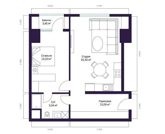 Modera Towers жк 2/22/23 квартира продается 5