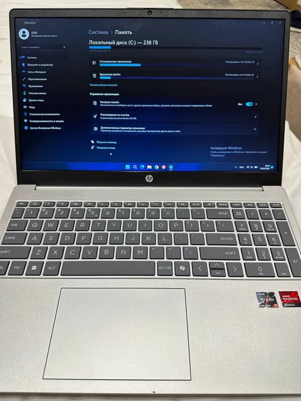 HP G10 250 Silver 2026 noutbuk 1 HP G10 250 Silver 2026 noutbuk 1