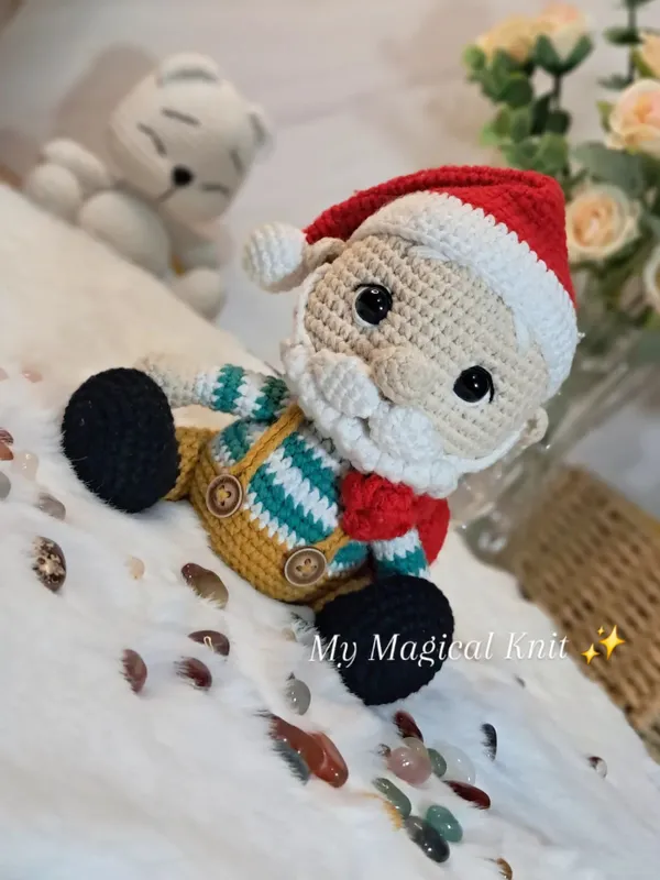 Дед Мороз (вязаная игрушка) 1