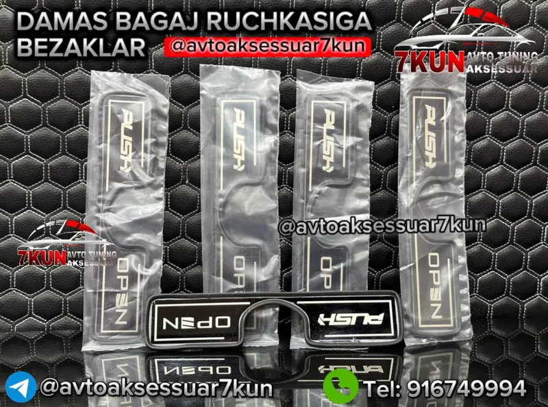 Damas nikkel — bagaj ruchka bezak