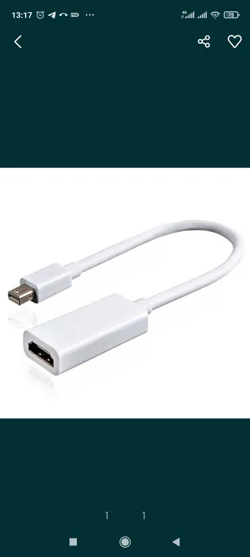 Переходник, mini display port hdmi