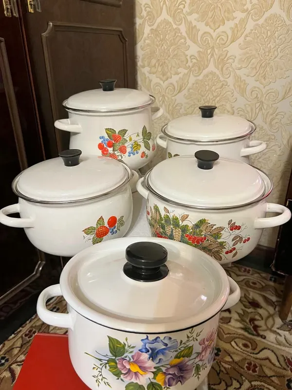 Кастрюли эмалированные СССР