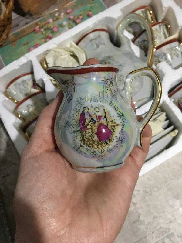 Новый Японский кофейный сервиз Yamasen (Мадонна), 80-е годы — фото 2