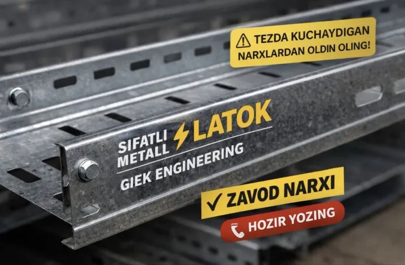 Кабелни латок Giek сифати қадирловчила учун 8
