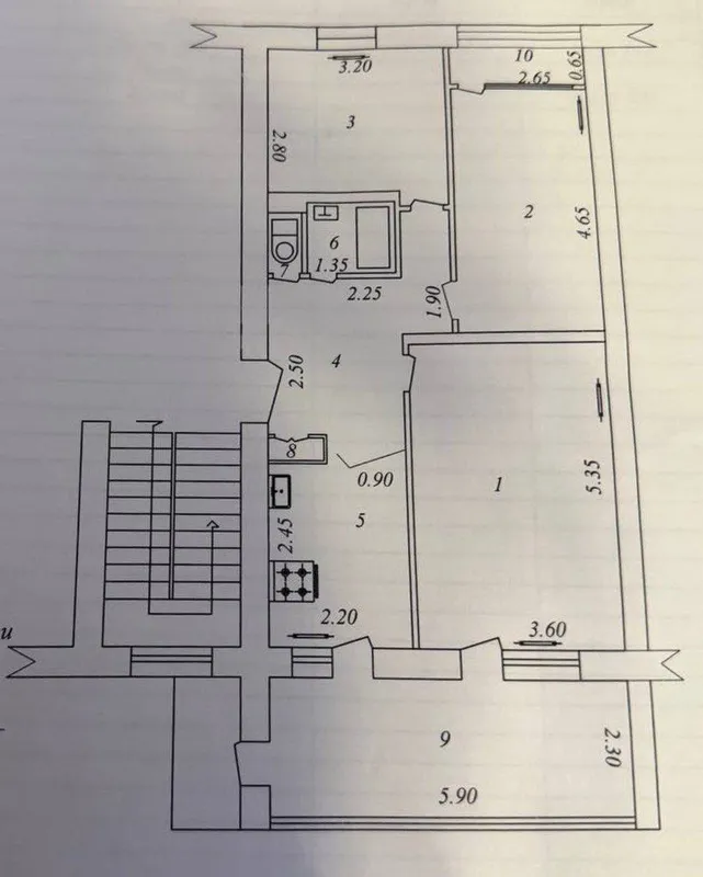 3-комнатная квартира, 80 м2, Мирзо Улугбек 8