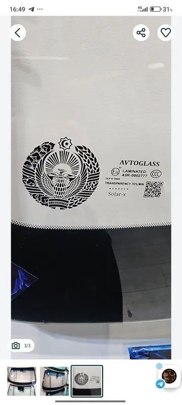 Eng sifatli Avtooyna| Avtoglass | Qora oyna sotiladi va o'rnatiladi — фото 1