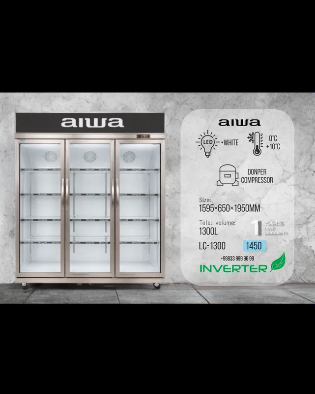 Витринный холодильник LC-1300 Inverter / Vitrina xolodilnik LC-850 — фото 4