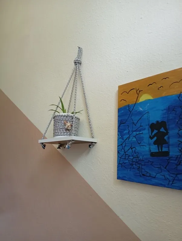 Полка необычная ,висячая !(Цветок в подарок)! — фото 2