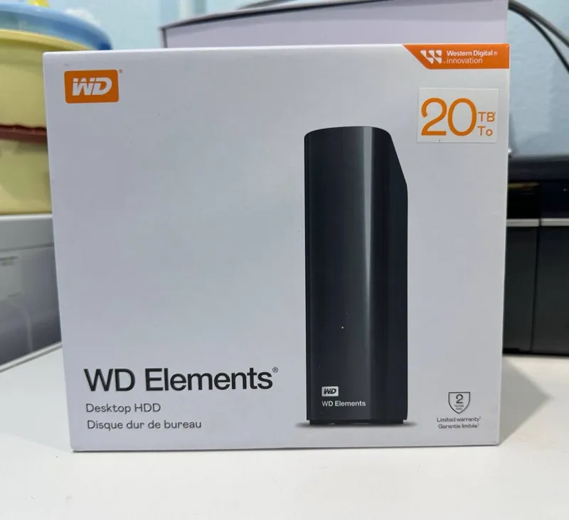 WD Elements 20TB Новый! desktop external hdd. Наличка и перечислением.
