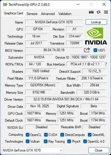 P104 .8gb analog video karta — фото 4