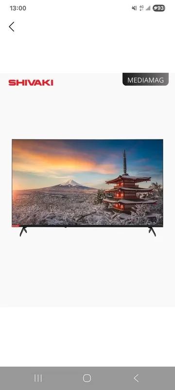 Shivaki 43 smart tv 4K сотилади — фото 1