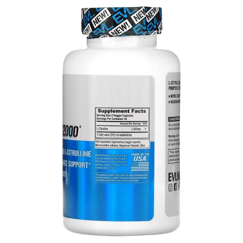 L- Цитруллин2000, (666 мг на Nutrition, L-Citrulline2000 2
