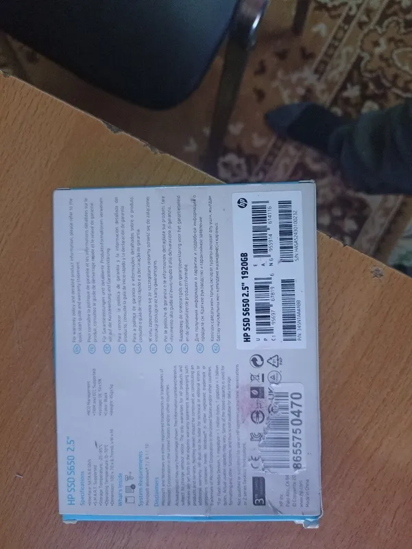 SSD 2TB "HP sata 2.5,, 3