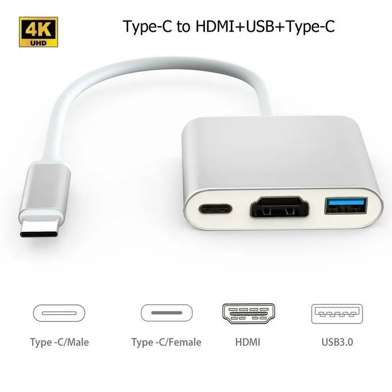 Доставка ! И по областям,Lightning/ iphone / apple/type c hdmi телефон — фото 2