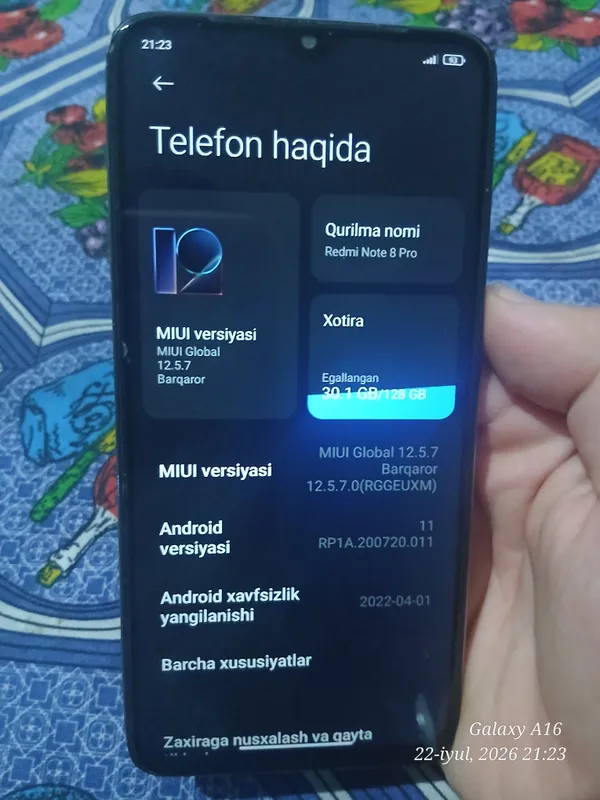 Redmi note 8 pro. Есть недостаток 2